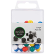 Dixon Map Pins Large Assorted Colour Pack of 50